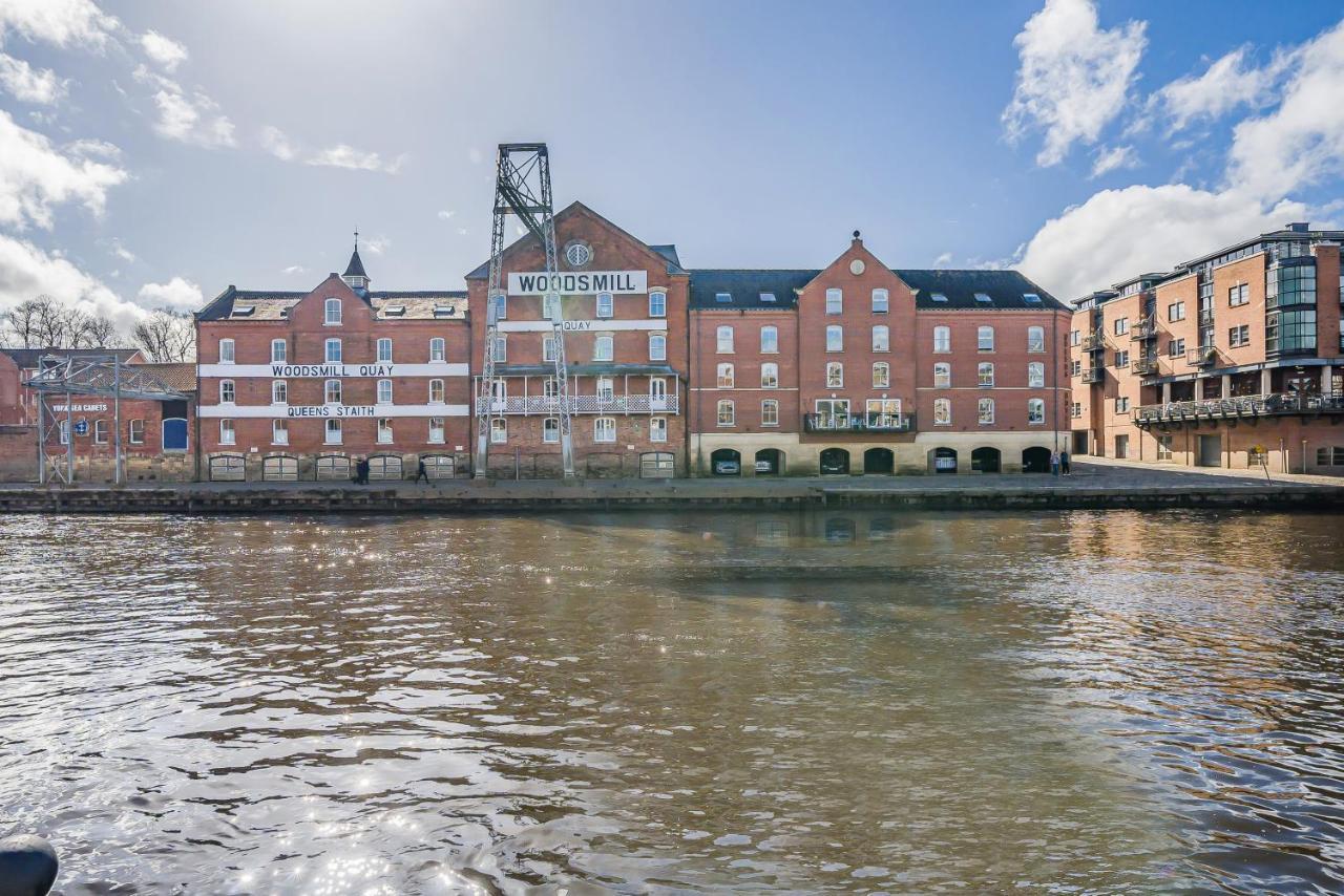 Woodsmill Quay Riverside Apartment - Heart Of York Dış mekan fotoğraf